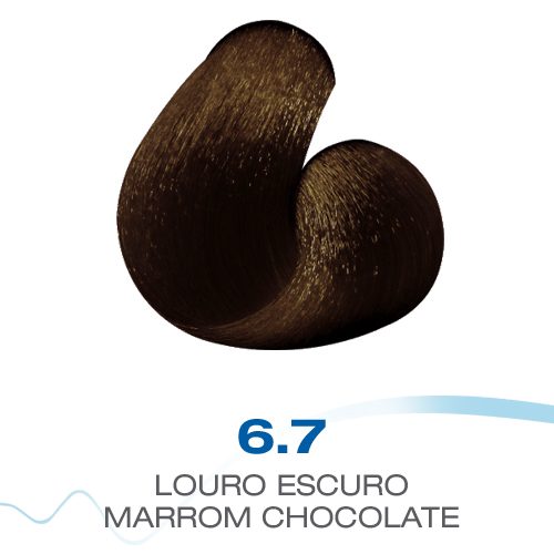 6-7 Louro Escuro Marrom Chocolate